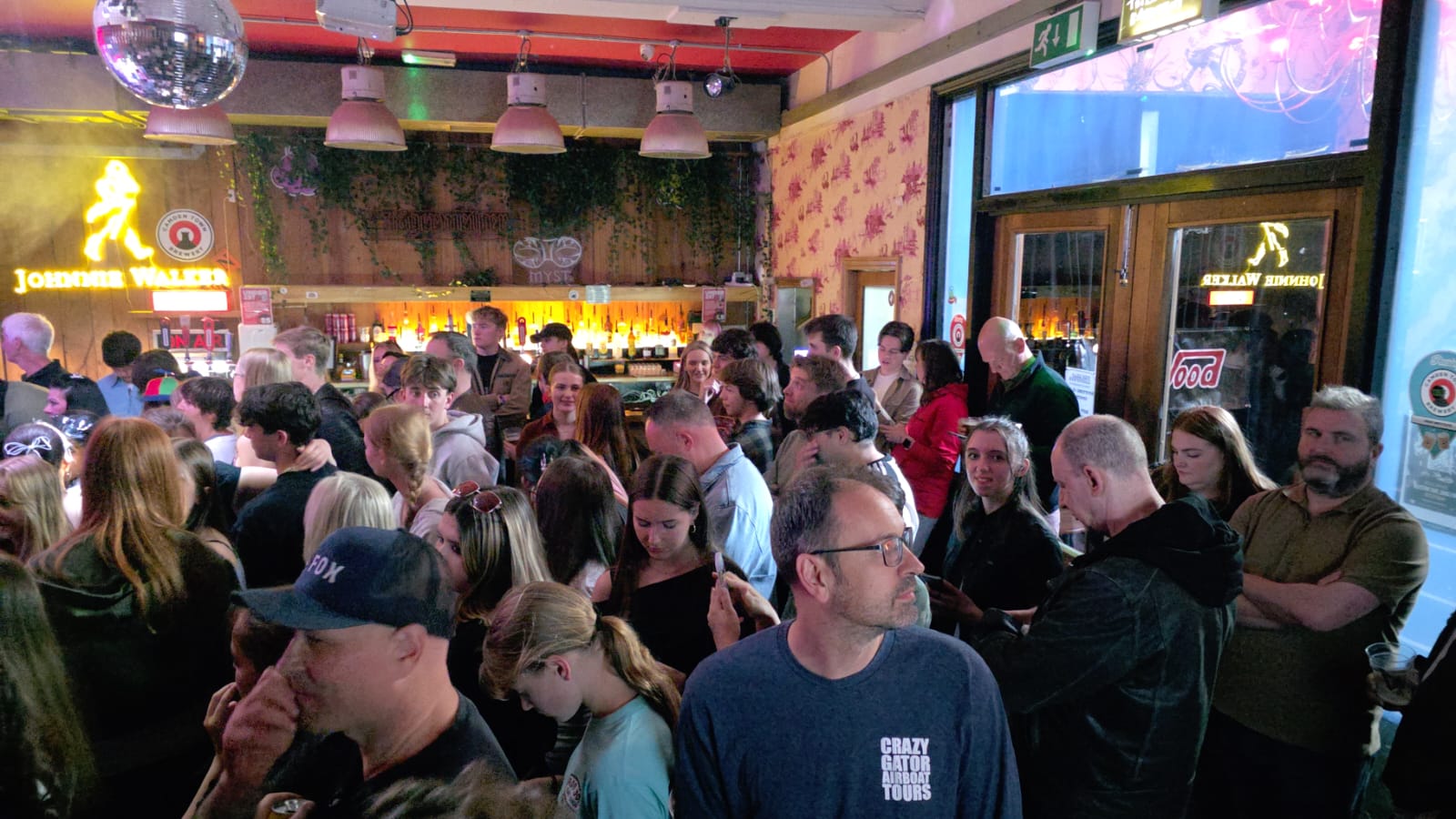 Riff Wood crowd